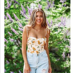 Tie Strapped Crop Tank Top